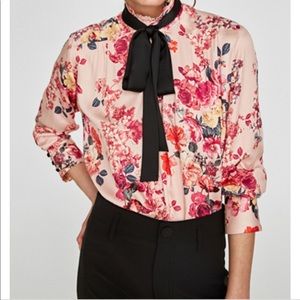 Zara Floral Blouse